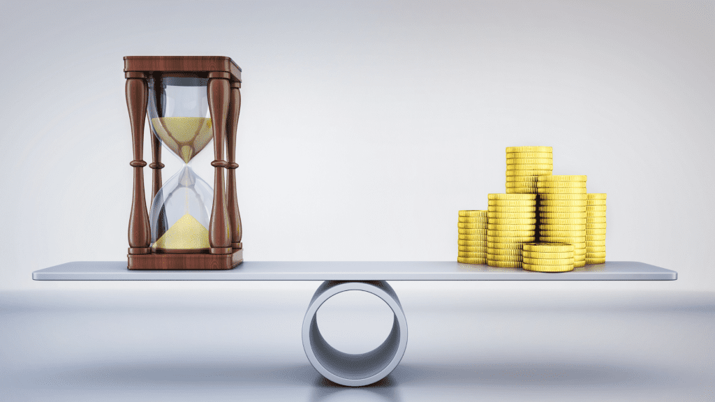 Equilíbrio entre tempo e dinheiro
